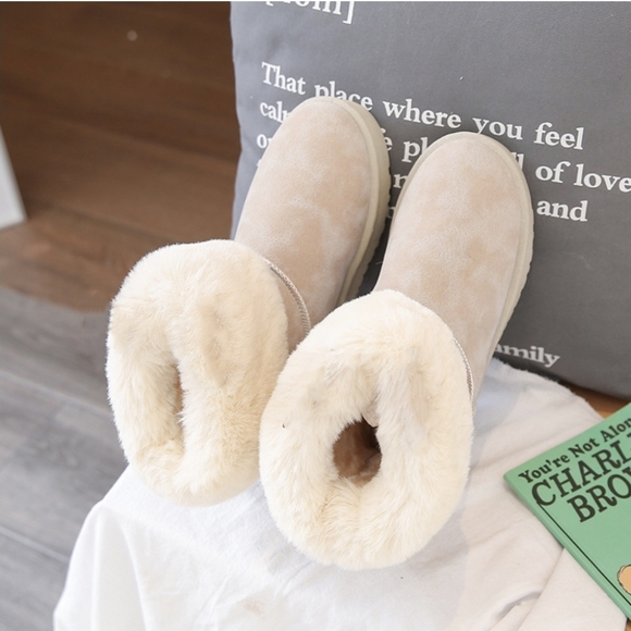 Womens Winter Boots Faux Fur - Picture 2 of 3